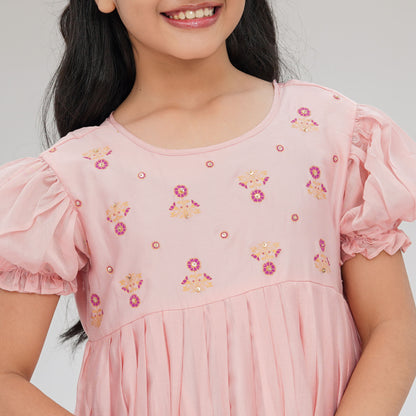 Girls Pink Frock