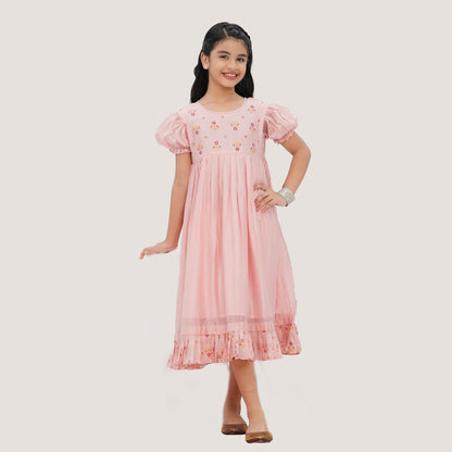 Girls Pink Frock