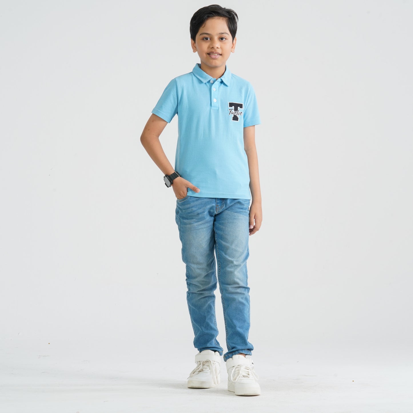 Boy’s Sky Blue Polo Shirt