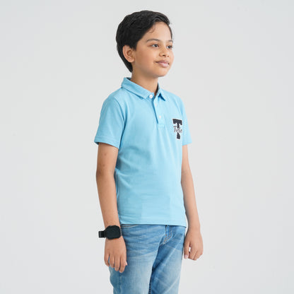Boy’s Sky Blue Polo Shirt