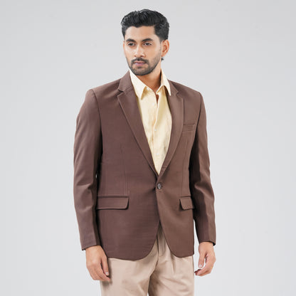 Mens Coffee Brown Blazer