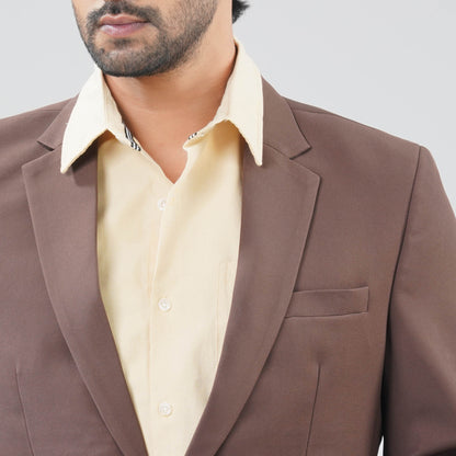 Mens Coffee Brown Blazer