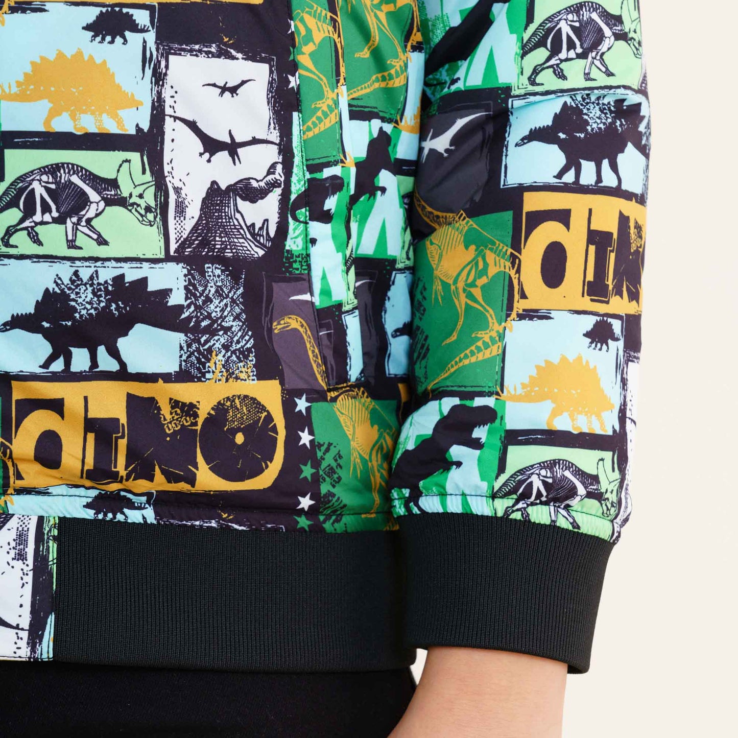 Boys Mustard Reversible Bomber Jacket