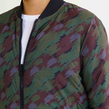 Load image into Gallery viewer, Boys Olive Printed Bomber Jacket
