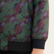 Load image into Gallery viewer, Boys Olive Printed Bomber Jacket
