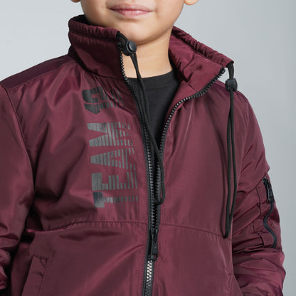 Boy's Maroon Bomber