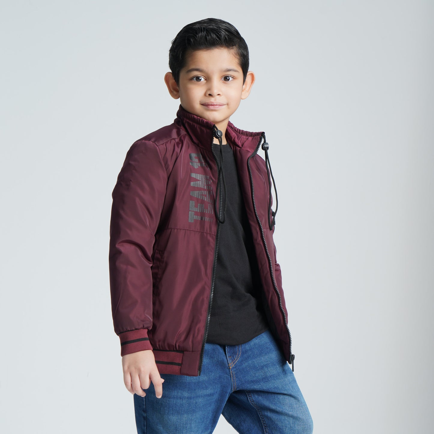 Boy's Maroon Bomber