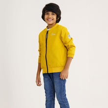 Load image into Gallery viewer, Baby Boys Mustard Bomber Jacket
