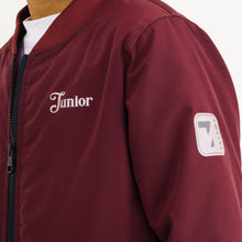 Load image into Gallery viewer, Baby Boys Maroon Bomber Jacket
