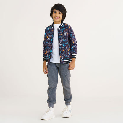 Baby Boys Black Bomber