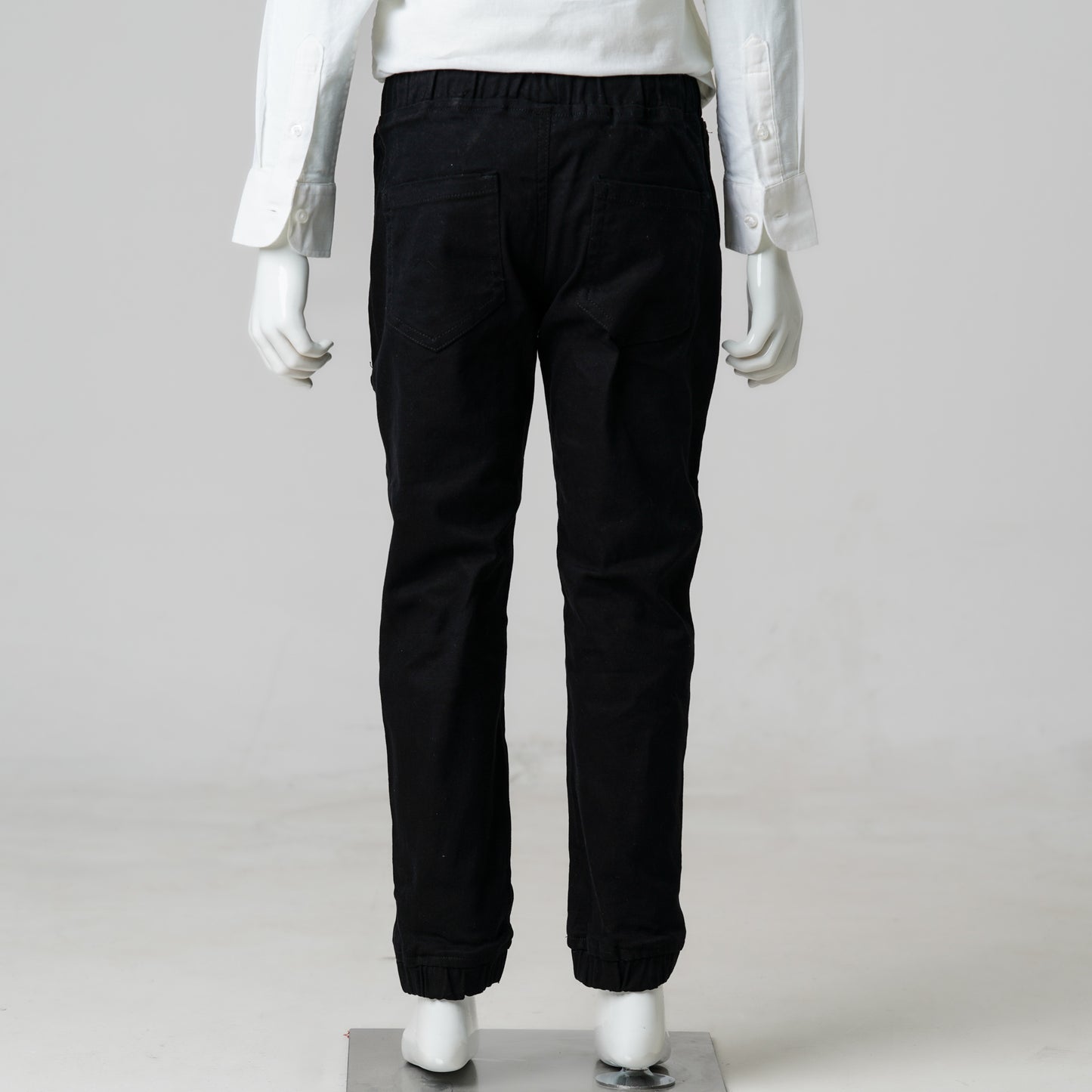 Boys Black Twill Pant
