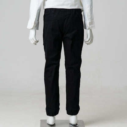 Boys Black Twill Pant