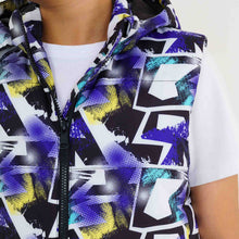 Load image into Gallery viewer, Boys Blue Printed Husky Jacket
