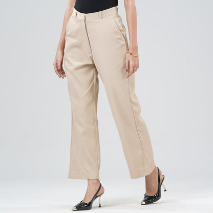 Womens Beige Pant