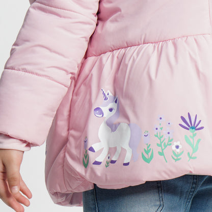 Baby Girl's Pink Quilted Jacket