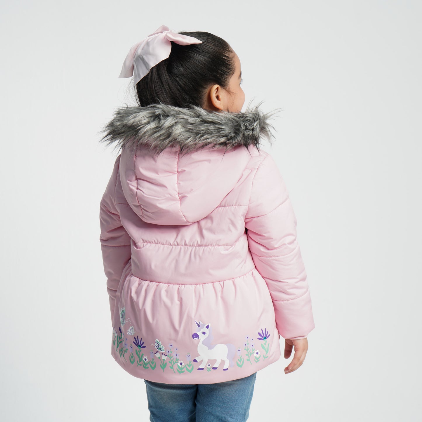 Baby Girl's Pink Quilted Jacket