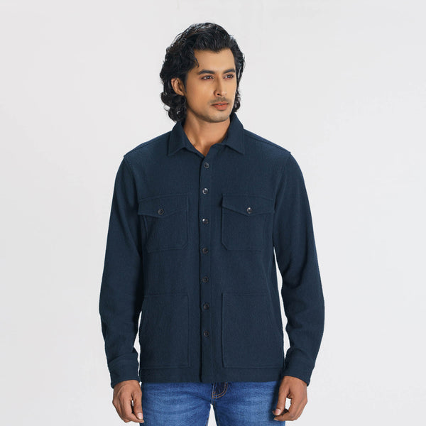 Men’s Navy Shacket