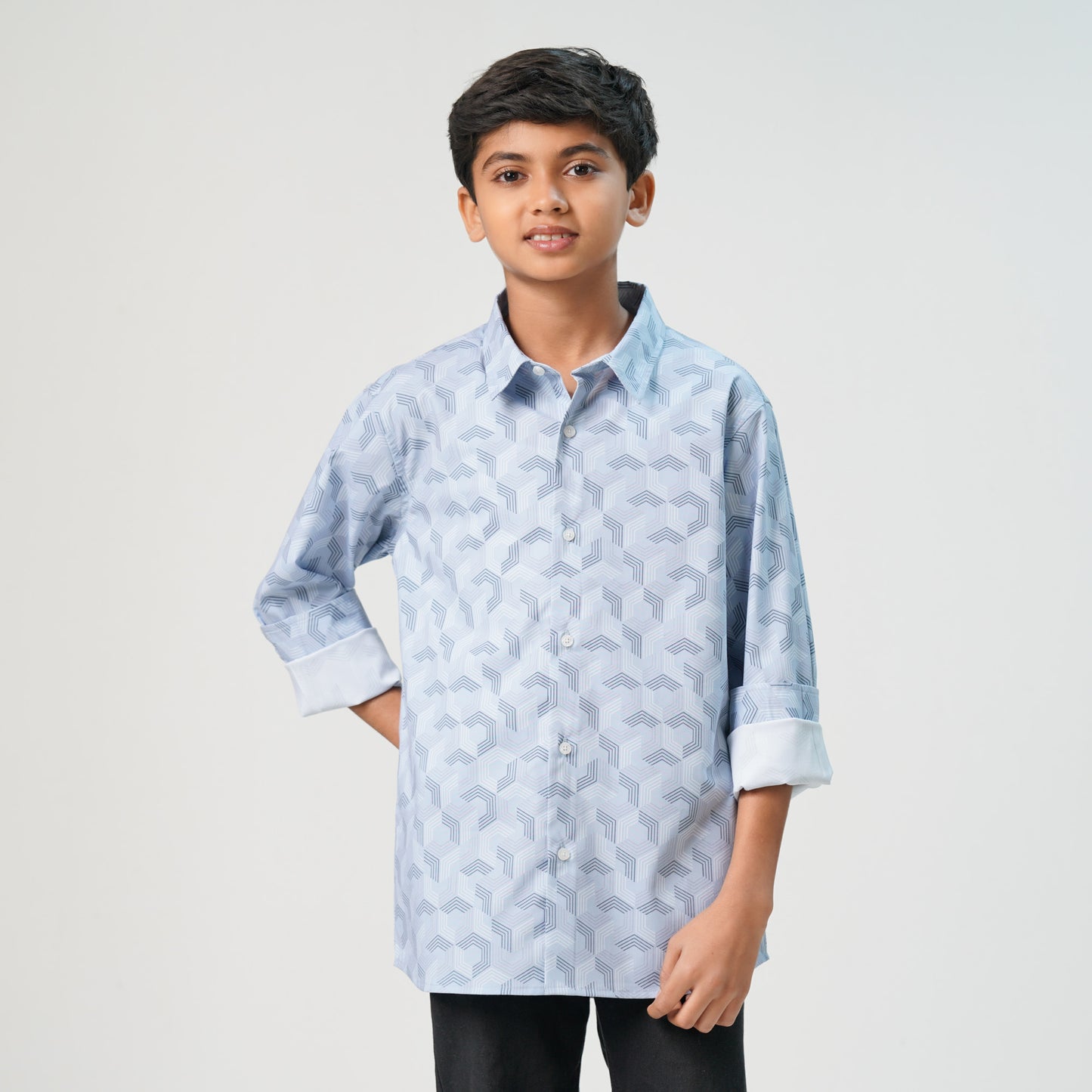 Boys Aop-Ash L/S Shirt