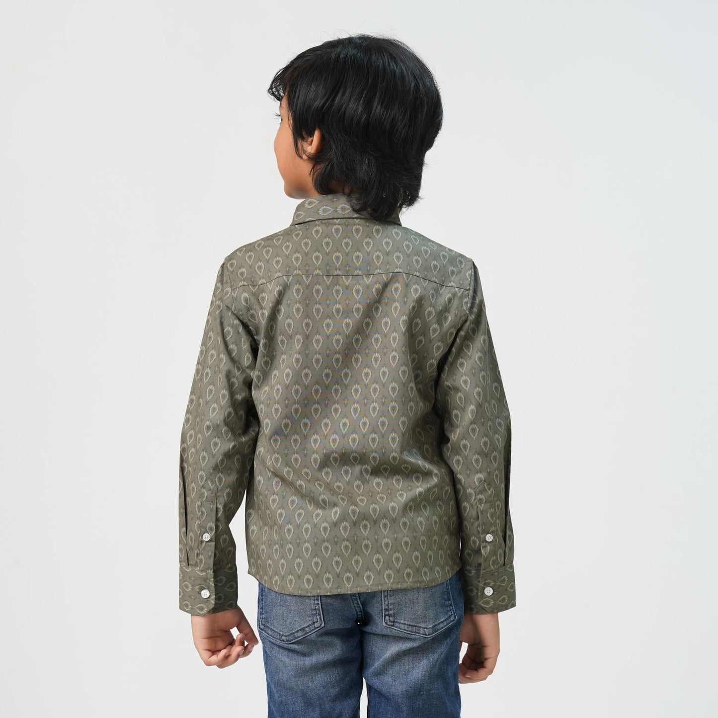 Baby Boy Olive L/S Shirt