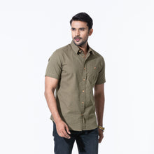 Load image into Gallery viewer, Mens Olive Casual Shirt
