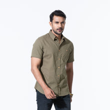 Load image into Gallery viewer, Mens Olive Casual Shirt
