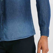 Load image into Gallery viewer, Men’s Printed Denim Shirt
