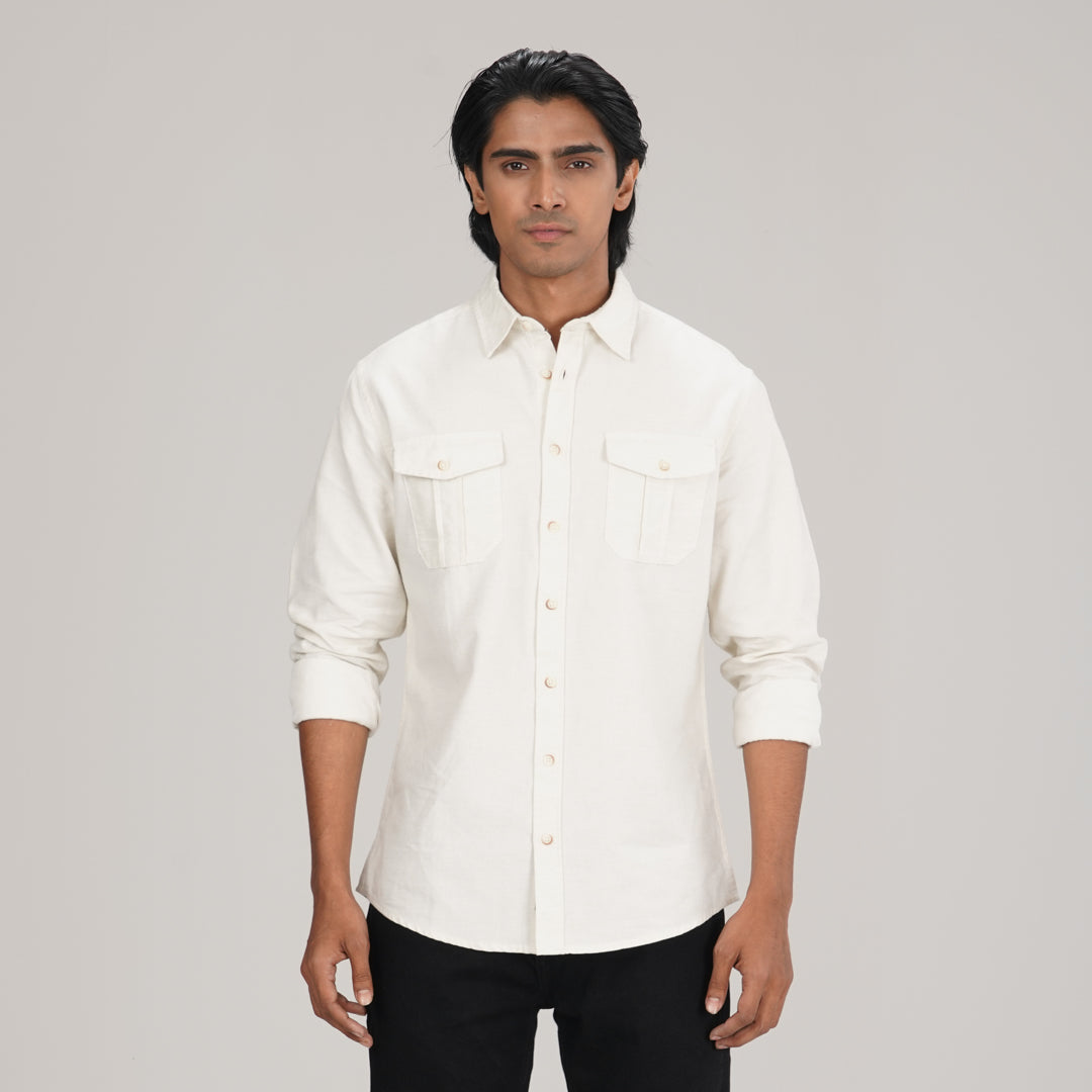 Mens Off-White Shirt