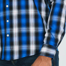 Load image into Gallery viewer, Mens Blue Check Shirt
