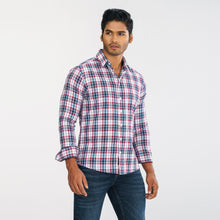 Load image into Gallery viewer, Men Red Check Shirt
