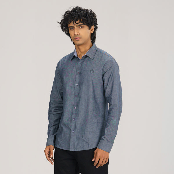 Mens L/S Shirt - Grey