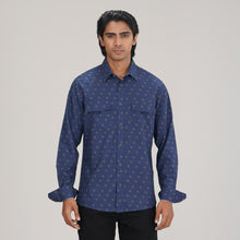 Load image into Gallery viewer, MENS L/S SHIRT-AOP BLUE
