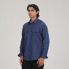 Load image into Gallery viewer, MENS L/S SHIRT-AOP BLUE
