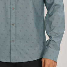 Load image into Gallery viewer, Mens Green Aop L/S Shirt
