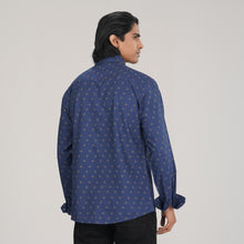 Load image into Gallery viewer, MENS L/S SHIRT-AOP BLUE
