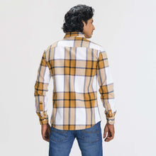 Load image into Gallery viewer, Mens Mustard Check Shirt
