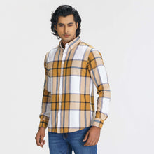 Load image into Gallery viewer, Men&#39;s Mustard Check Shirt
