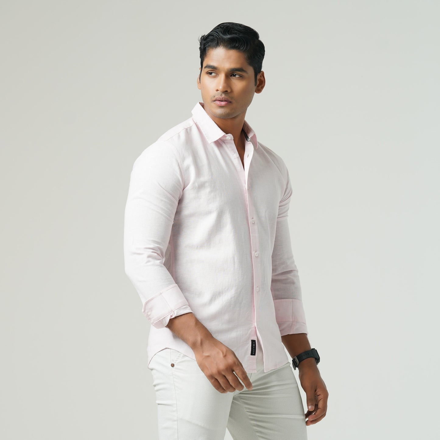 Mens Baby Pink Shirt