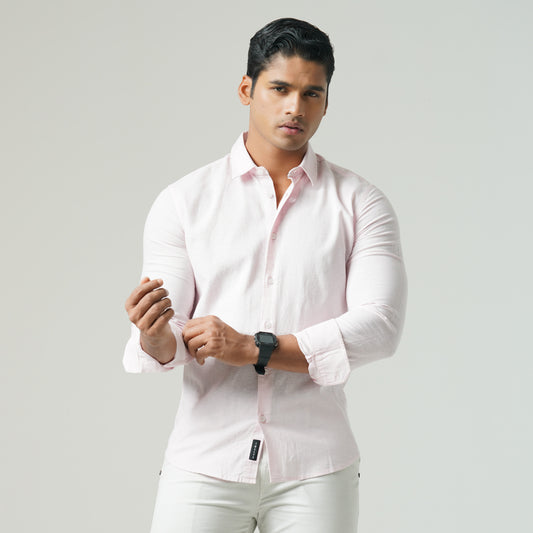 Mens Baby Pink Shirt