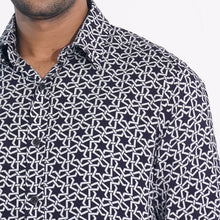 Load image into Gallery viewer, Men Gray Printed Shirt
