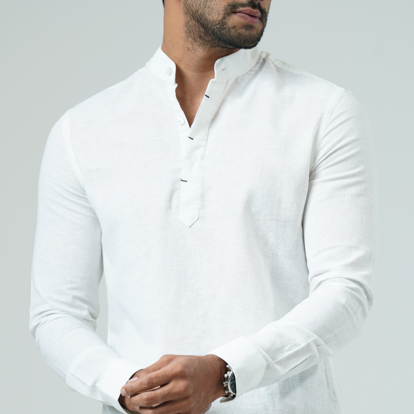 Mens White L/S Shirt