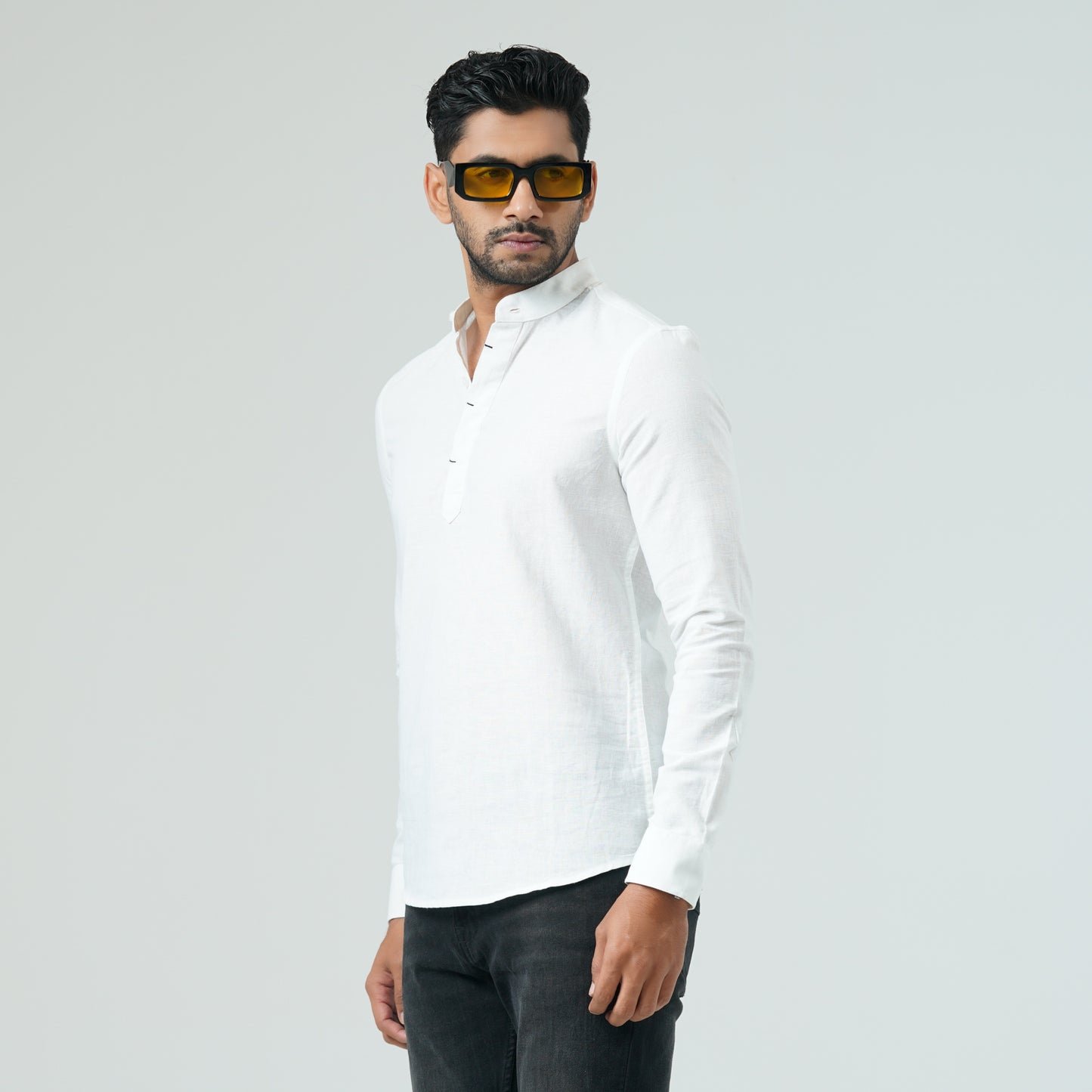 Mens White L/S Shirt