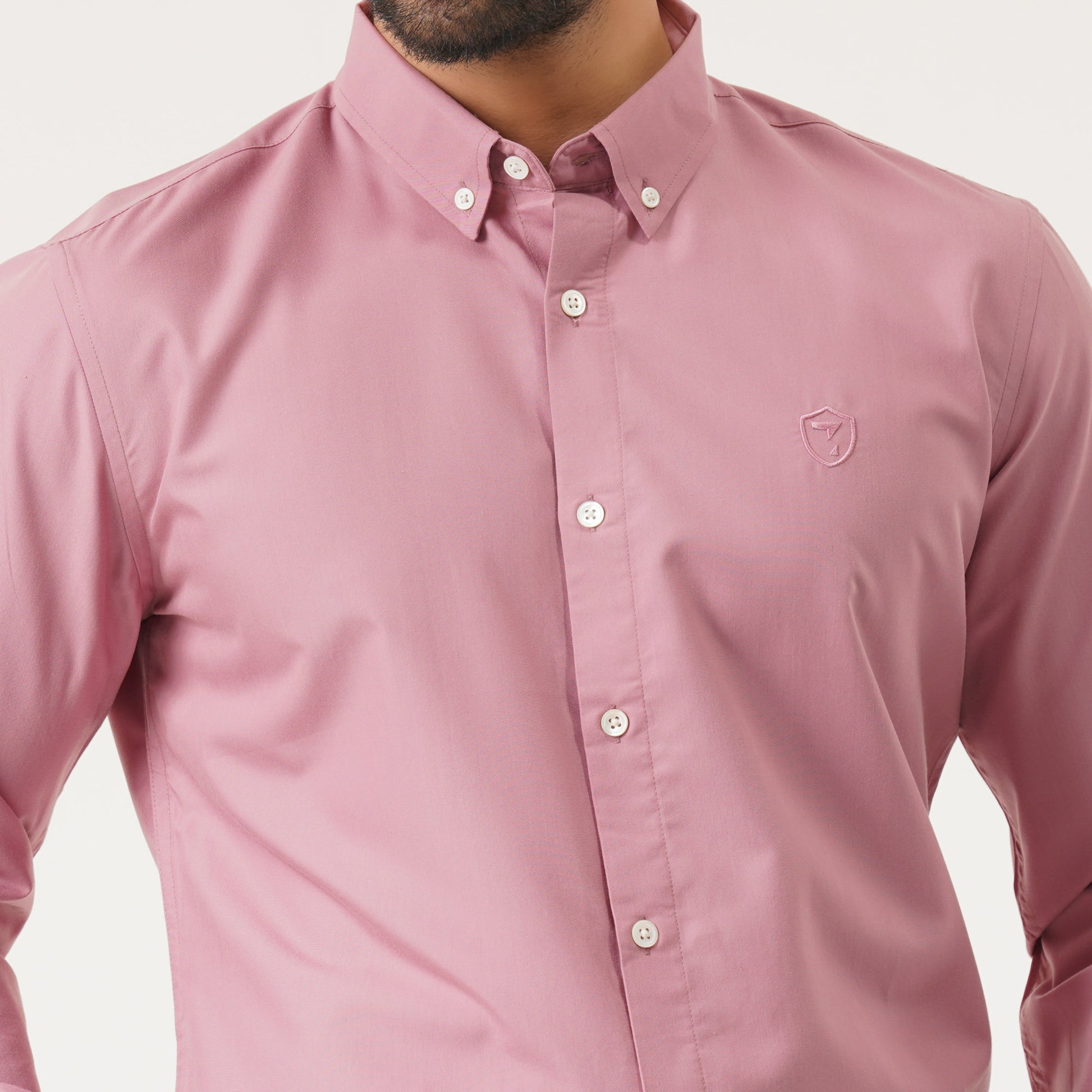 dusty pink dress shirt men Daniel Ellissa Mens Dusty Rose Pink Dress Shirt DS3001 21.5 35-36 Big and Tall