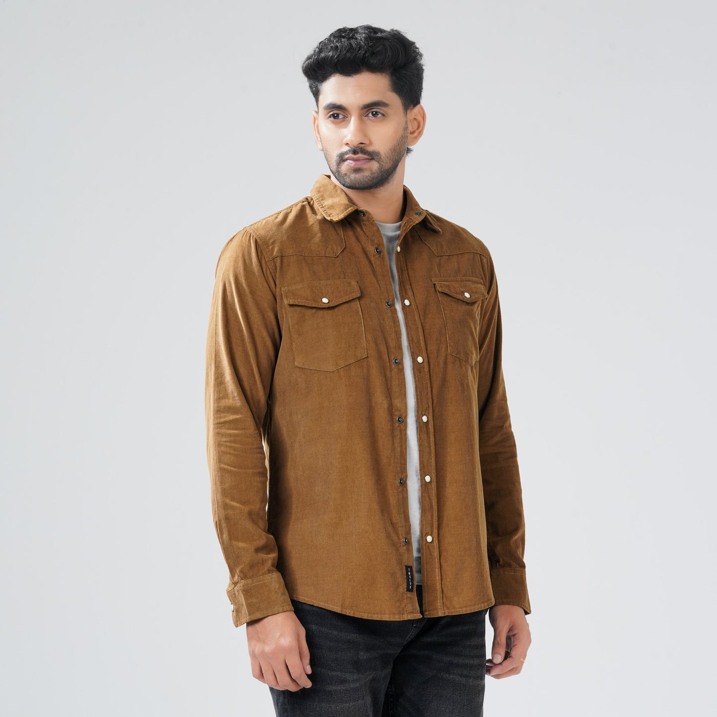 Mens Brown Shirt