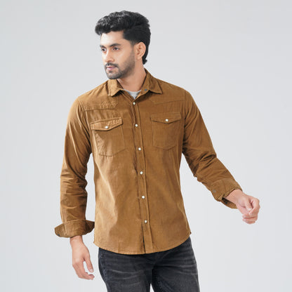 Mens Brown Shirt