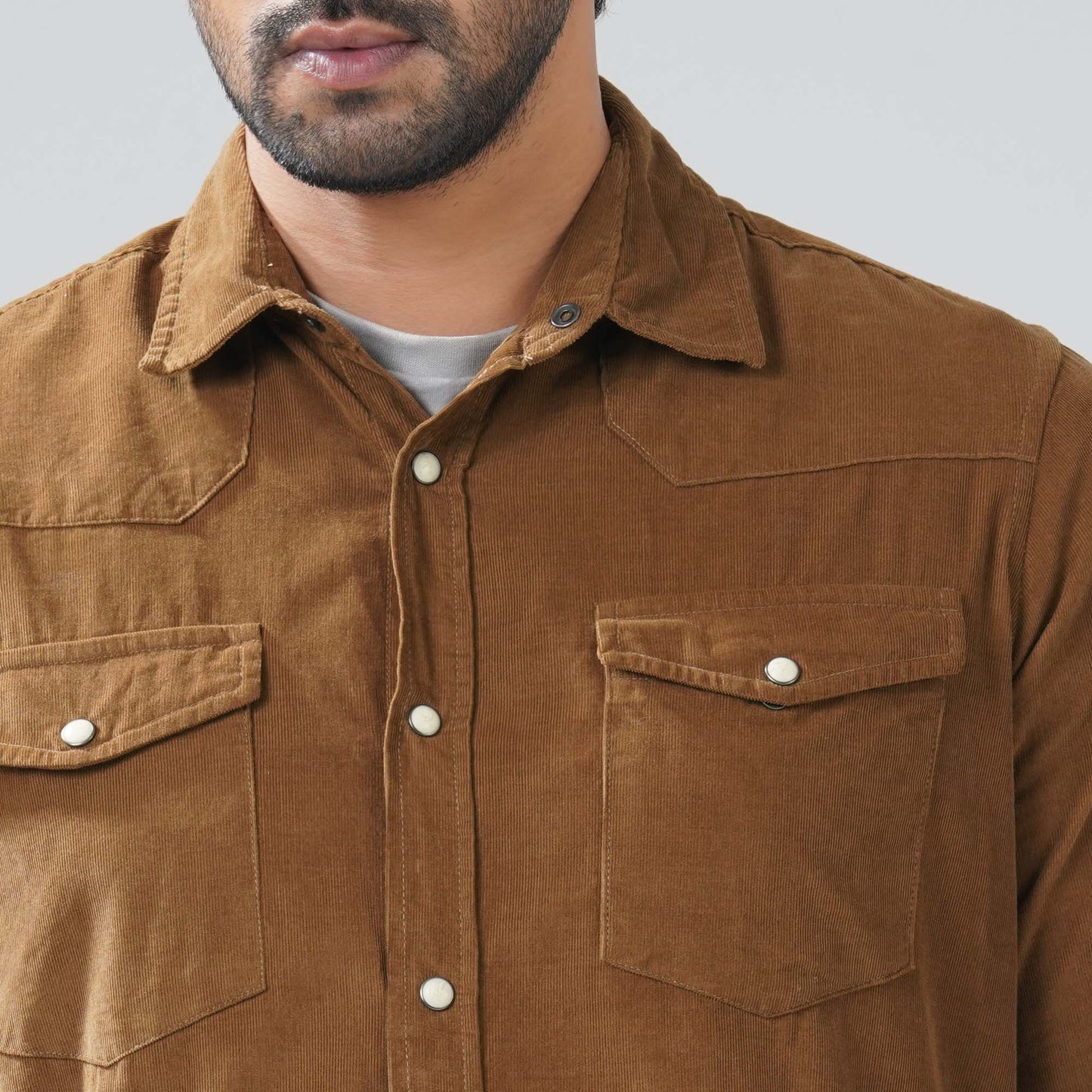 Mens Brown Shirt