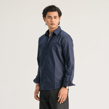 Mens Navy Casual Shirt