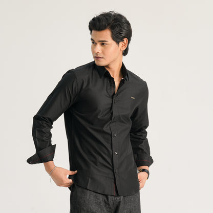 Mens Black Casual Shirt