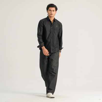 Mens Black Casual Shirt