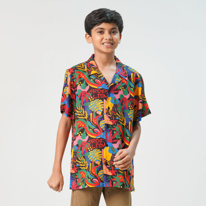 Boys Hawai Multi Color Shirt
