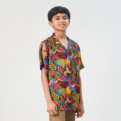 Boys Hawai Multi Color Shirt